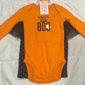 Carter's Orange and Black Kids Matching Set